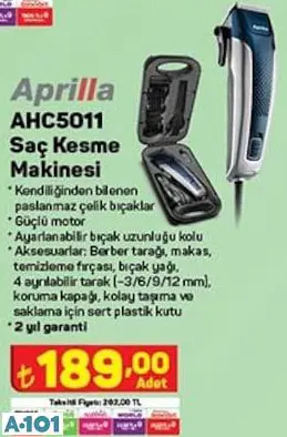 APRİLLA SAÇ KESME MAKİNESİ